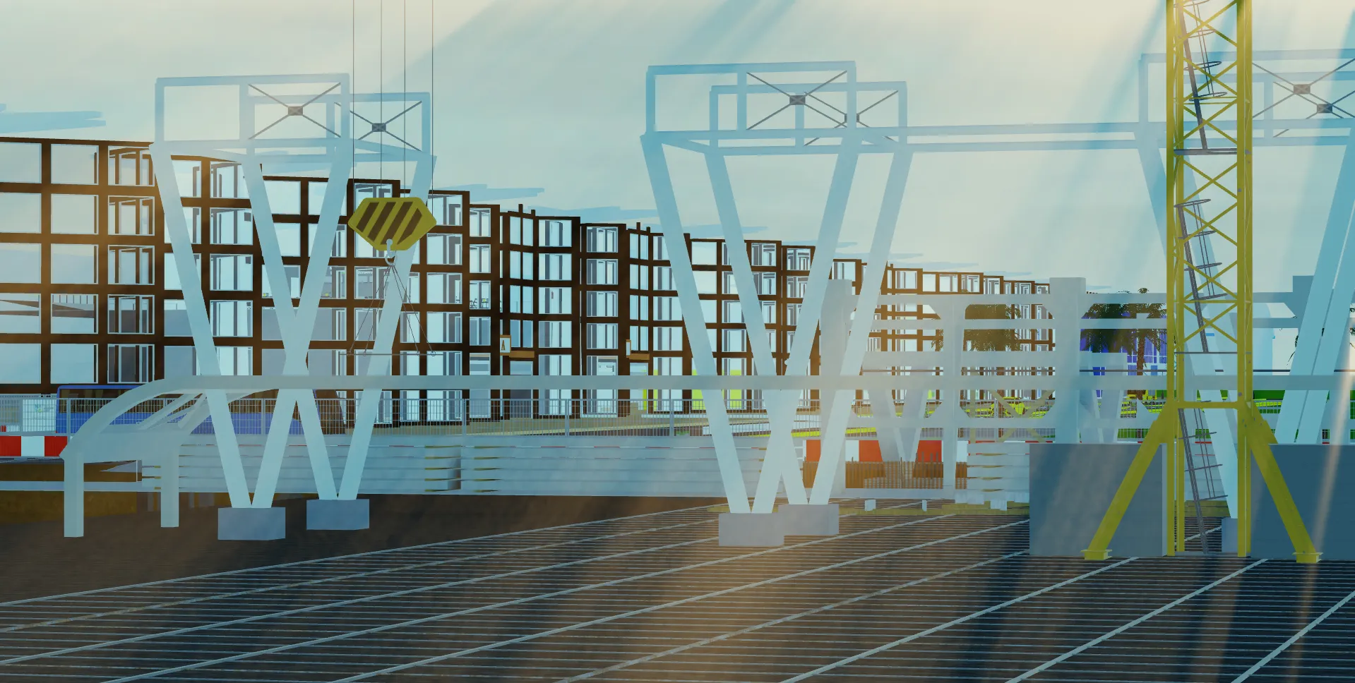 Nouveau terminal en construction